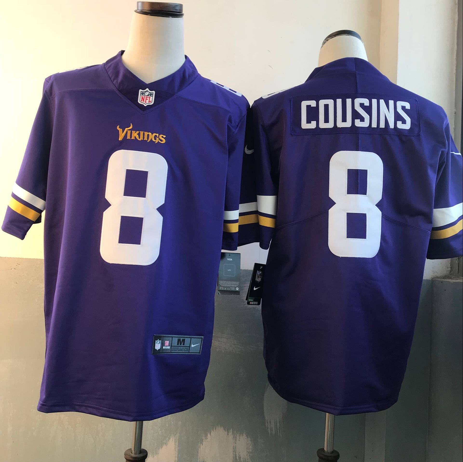 Men Minnesota Vikings #8 Cousins Purple Nike Vapor Untouchable Limited NFL Jerseys->new york mets->MLB Jersey
